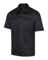 Men's 421 Black Heather Golf Polo T shirt (2024 Collection)