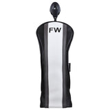 Fazer Golf Fairway Wood Head Cover - Black/White/Grey