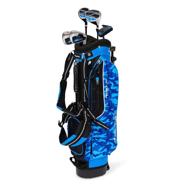 Benross Junior Aero Age 11-13 Blue 55-61 Inch 5 Piece Golf Stand Bag Package Set