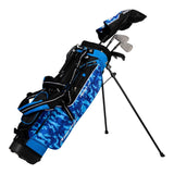 Benross Junior Aero Age 11-13 Blue 55-61 Inch 5 Piece Golf Stand Bag Package Set