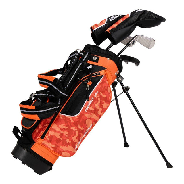 Benross Junior Aero Age 5-7 Orange 43-49 Inch 5 Piece Golf Stand Bag Package Set
