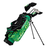 Benross Junior Aero Age 8-10 Lime 50-54 Inch 5 Piece Golf Stand Bag Package Set