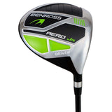 Benross Junior Aero Age 8-10 Lime 50-54 Inch 5 Piece Golf Stand Bag Package Set