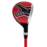 Fazer Junior CTRX Age 9-11 5-Piece Golf Stand Bag Package Set - Power Red