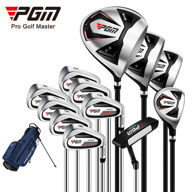 PGM Men's Steel Golf Clubs Set with Stand Bag - MTG051