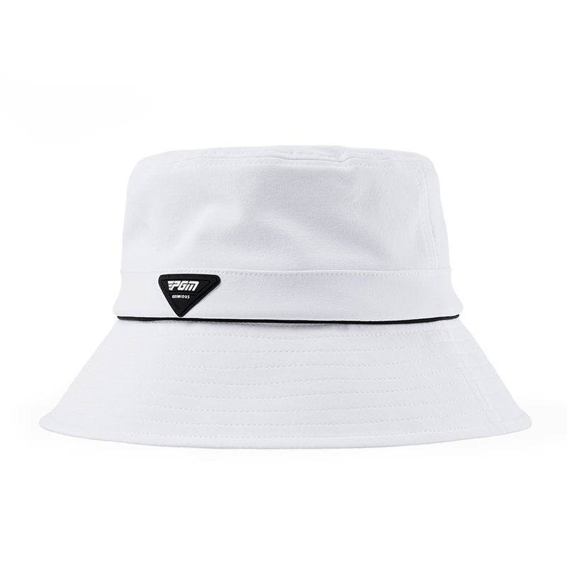 PGM MZ062 Golf Hat (Sun Protection Bucket Cap) - White