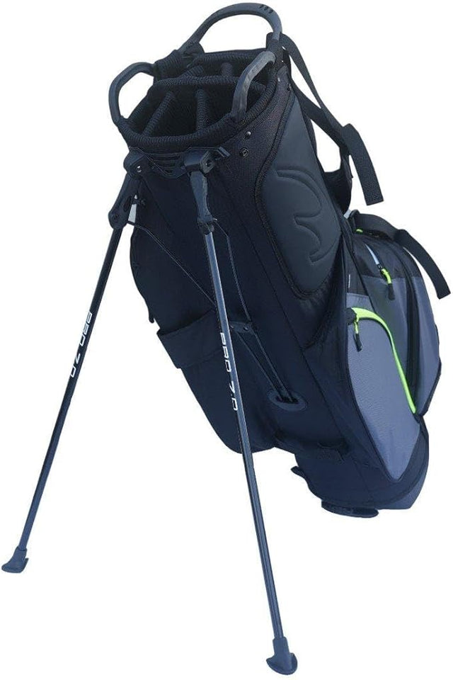 Benross Pro 7.0 Golf Stand Bag – Lightweight Golf Carry Bag with 7-Way Divider - Black Lime