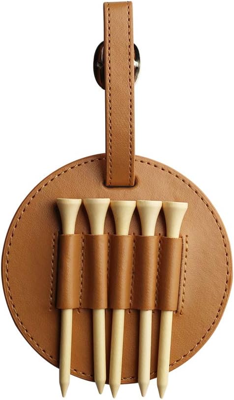 Leather Golf Tees Holder