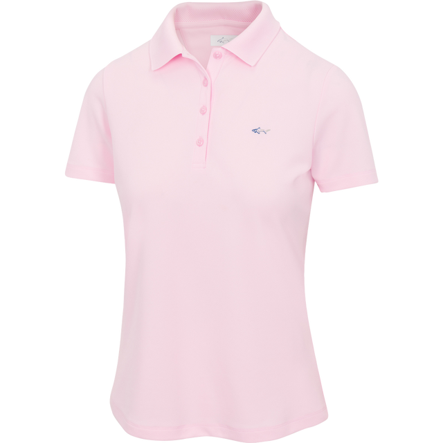 Women's Classic Pique Polo - Pink Cure