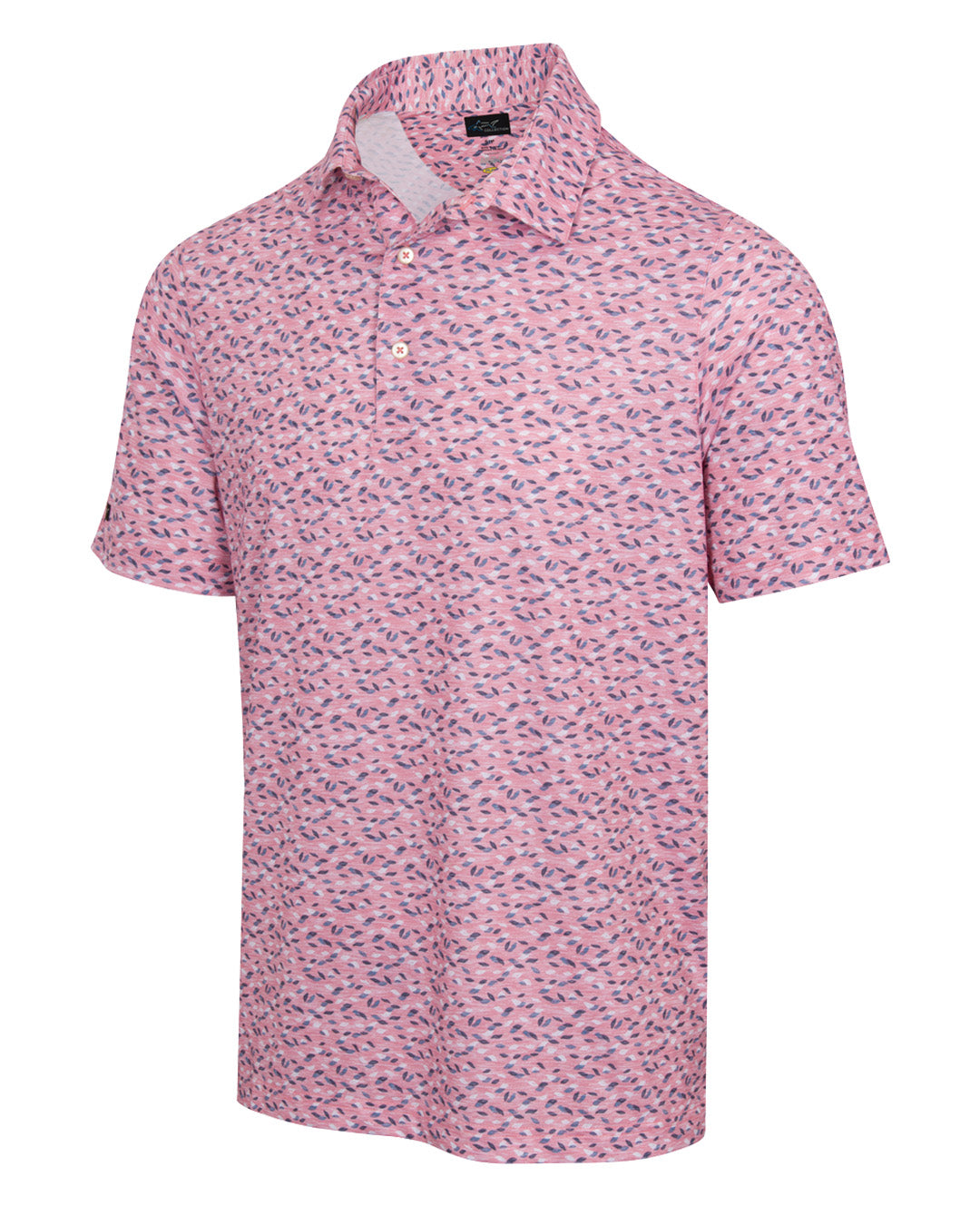 Men's 536 Coral Sea Heather Golf Polo T Shirt (2024 Collection)