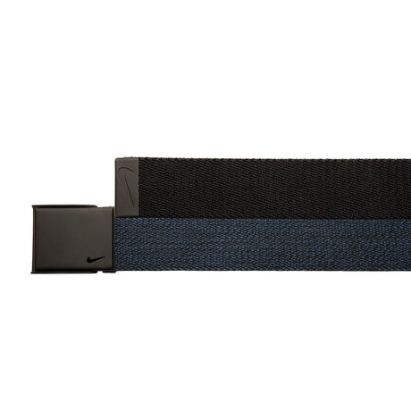 Men's Nike Heathered Reversible Golf Belt - Navy and Black