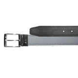 Men's Nike Double Row Stitch Reversible Golf Belt - Grey and Black