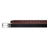 Men's Nike Double Row Stitch Reversible Golf Belt - Black and Brown