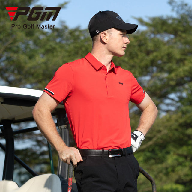 Men's Quick-Drying Polo Tops Stretch Fabric