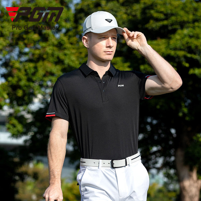 Men's Quick-Drying Polo Tops Stretch Fabric