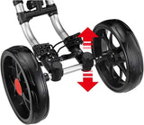 CaddyCruiser ONE Pro One-Click Folding 4-Wheel Golf Push Cart (Trolley)