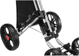 Greg Norman ONE Pro One-Click Folding 4-Wheel Golf Push Trolley