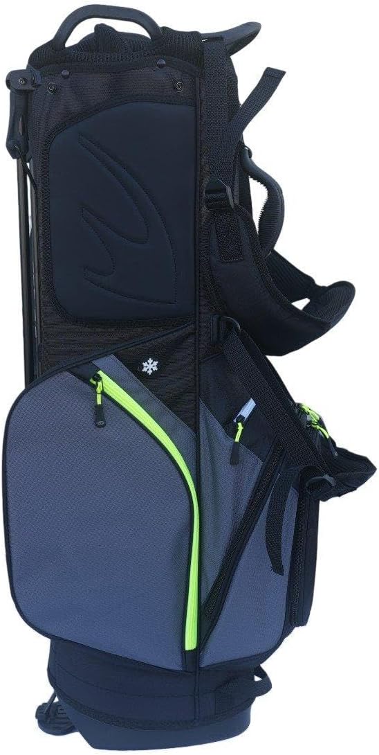 Benross Pro 7.0 Golf Stand Bag – Lightweight Golf Carry Bag with 7-Way Divider - Black Lime