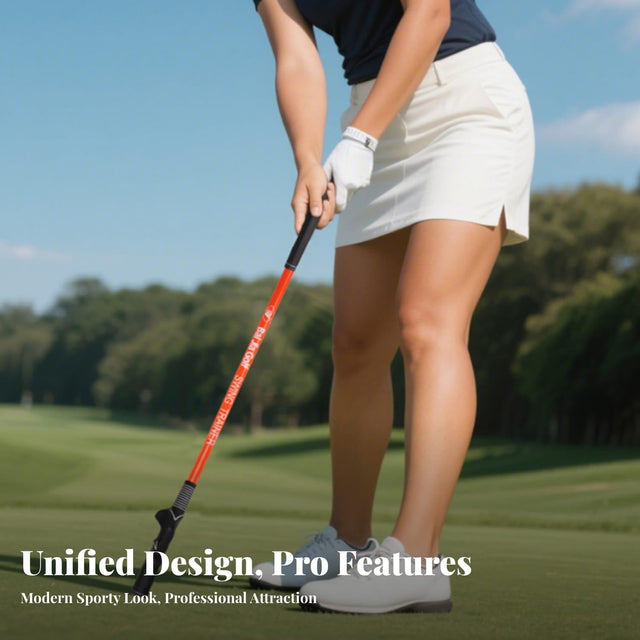 Golf Multifunctional Double-Headed Practice Stick-Improve Grip Posture and Hitting Power Training AId