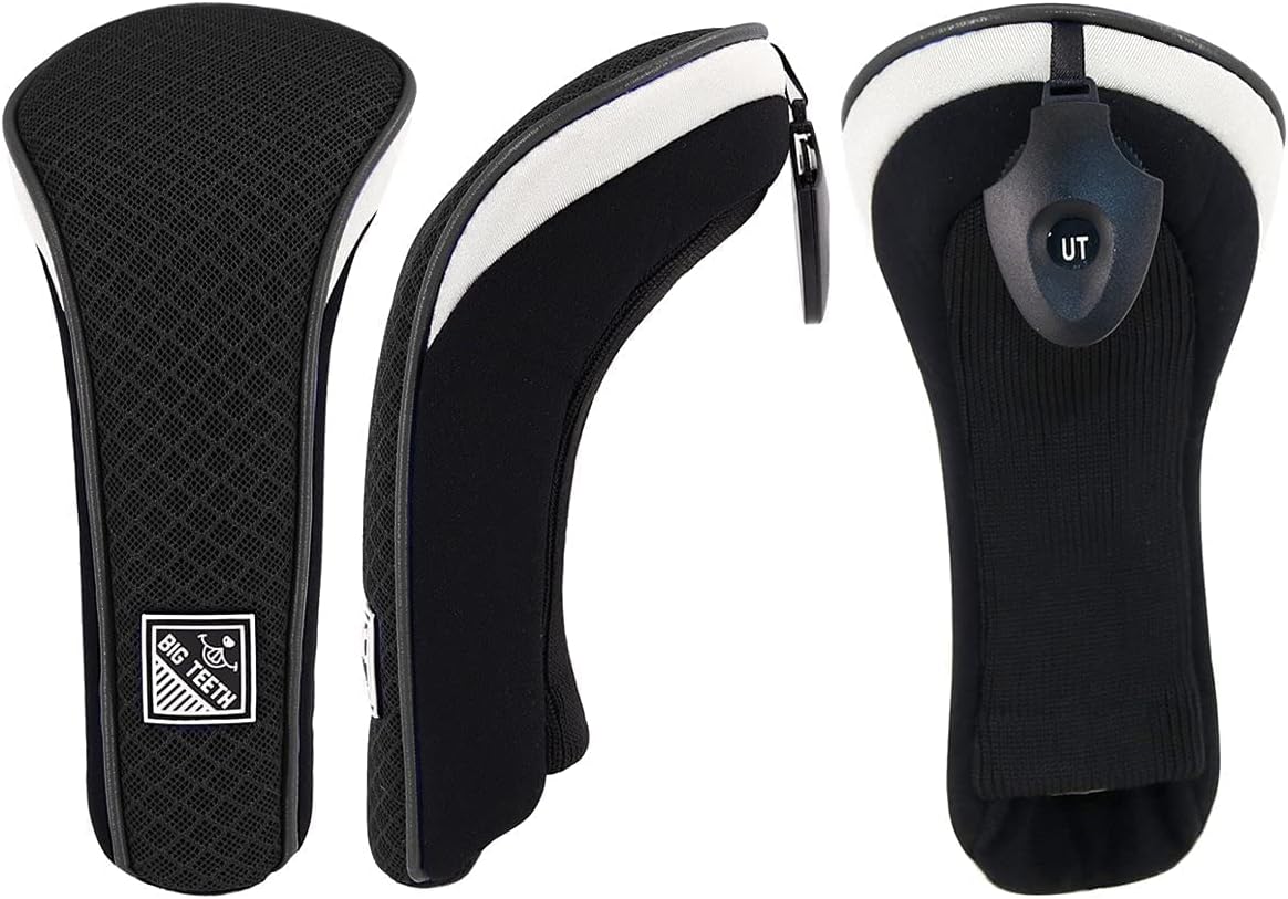 BigTeeth Utility Golf Hybrid Headcover #UT – Includes Tags 2–6 and UT