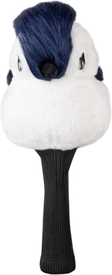 Novelty Cute Funny Bird with Blue Hair Golf Club Driver Head Cover