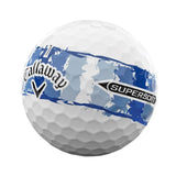 Supersoft Distressed Teal Stripe Golf Balls