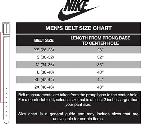 Men's Nike Textured Buckle Reversible Belt