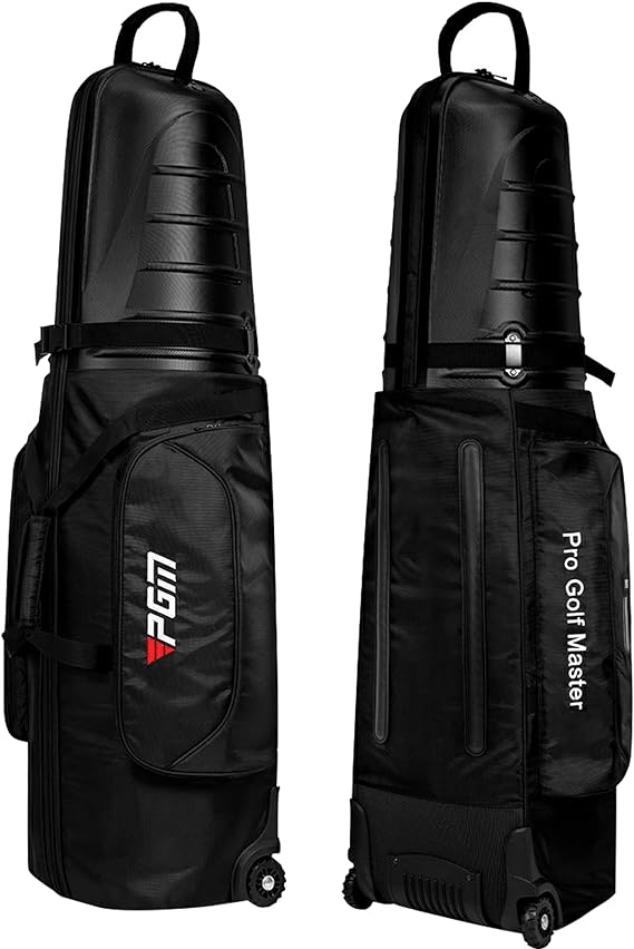 PGM Golf Hardcase Travel Bag Wheels, Anti-Collision Design