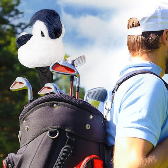 Novelty Cute Funny Bird with Blue Hair Golf Club Driver Head Cover