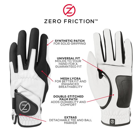 Zero Friction One size Fits all Gloves for Right Hand