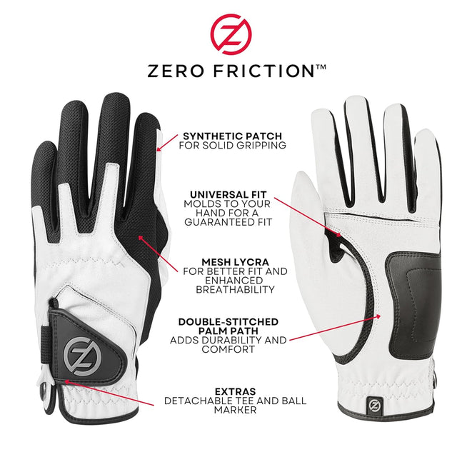 Zero Friction One size Fits all Gloves for Right Hand