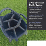 Benross Pro 7.0 Golf Stand Bag – Lightweight Golf Carry Bag with 7-Way Divider