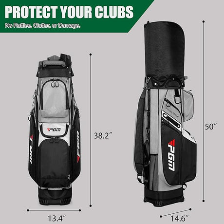 Anti-Collision Fixed Rack 14 Divider Golf Bag