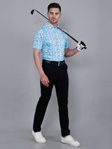 Prism Multicolor Golf Polo T Shirt