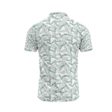 Men's Brush Stroke Golf Polo - White