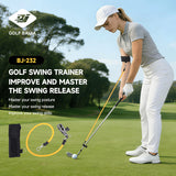 Baijia BJ-232 Swing Trainer – Golf Swing Release & Timing Training Aid with Resistance Band