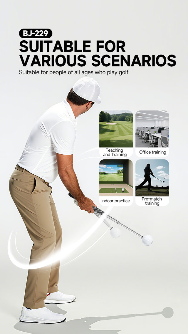 Golf Swing Strength Training Device. It Mainly Judges the Accuracy of the Swing Through the Rebound Sound