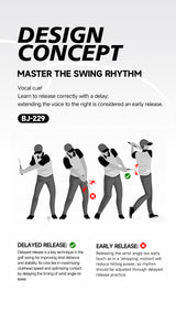 Golf Swing Strength Training Device. It Mainly Judges the Accuracy of the Swing Through the Rebound Sound
