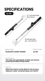 Golf Swing Strength Training Device. It Mainly Judges the Accuracy of the Swing Through the Rebound Sound