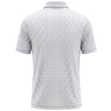 Men's Diamond Print Golf Polo