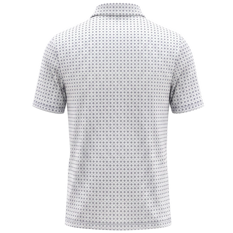 Men's Diamond Print Golf Polo