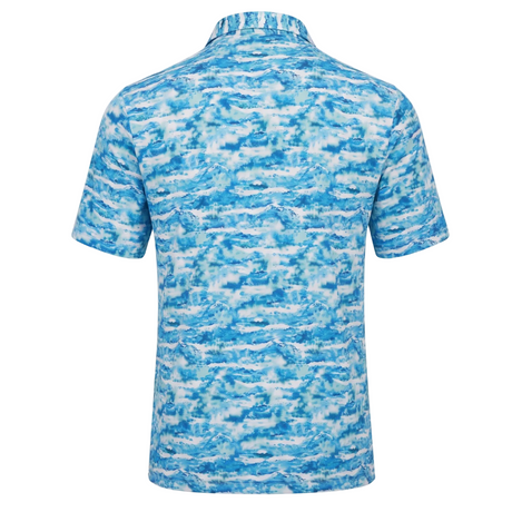 Men's Ocean Wave Golf Polo