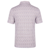 Men's Geometric Print Performance Golf Polo