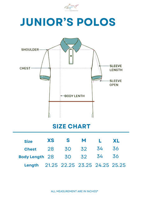 Junior's GNKP015 Stretchable Golf Polo - Sapphire