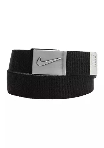 Junior Golf Essential Reversible Stretch Web Belt - Black and Grey