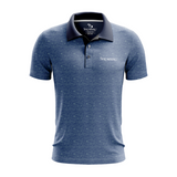 Men's Blue Highlands Performance Golf Polo