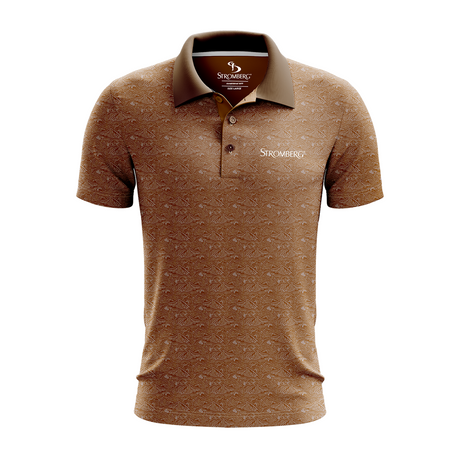 Men's Blue Highlands Performance Golf Polo