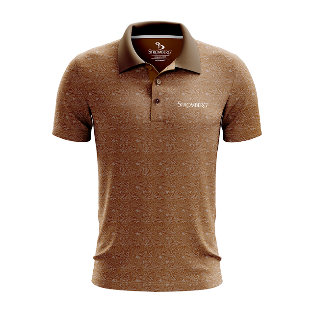 Men's Blue Highlands Performance Golf Polo