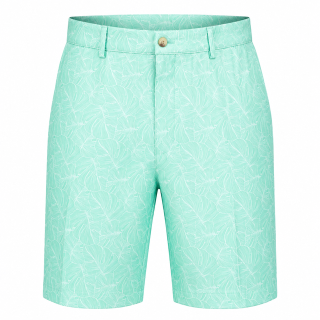 Men's Palm Print Golf Shorts