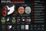 PRECISION 1000 Golf Slope + Pin Seeker Rangefinder with Vibration Feature